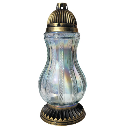 WR3 Lampion tęcza złoty