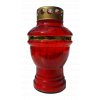 Znicz zalewany P27 Blacha czerwony